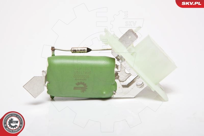 Resistor, interior blower